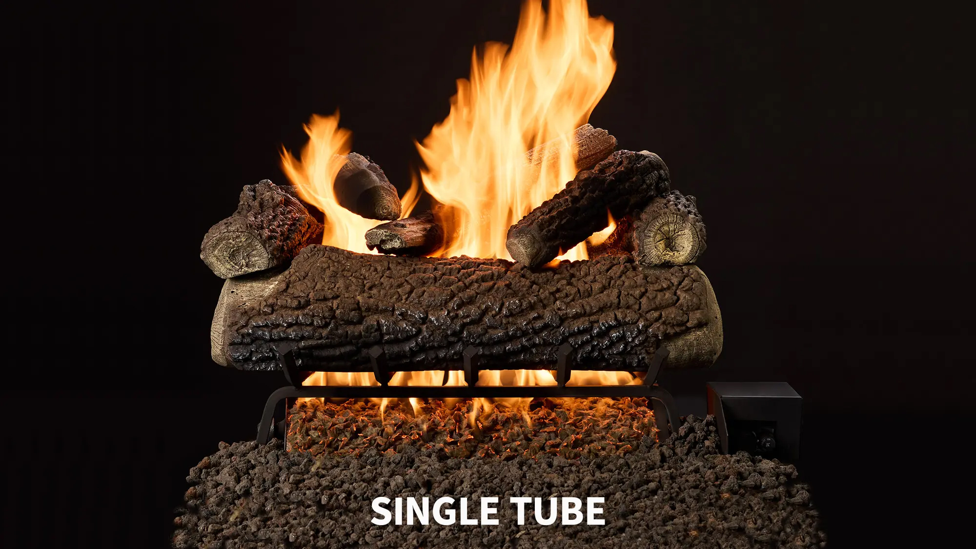 Majestic Timberland (Smoldering) Oak Log Set - Choice of Burner