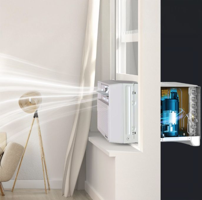 Friedrich CCV08A10A 8000 BTU Chill Premier Inverter Smart Window