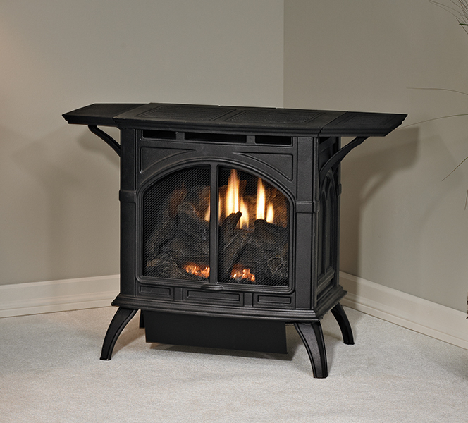White Mountain Hearth Vfd10cc30 Heritage Series Vent Free Millivolt Stove With 10000 Btu Contour Burner