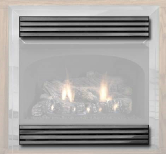 White Mountain Hearth VPL26HP Hammered Pewter Slatted Louvers for Vail 26
