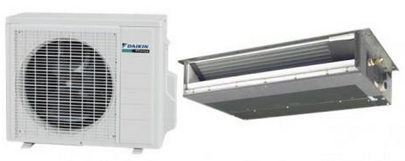 Daikin FDXS09LVJU / RXS09LVJU 9000 BTU Class Slim Duct Ceiling LV Series Heat Pump Mini Split