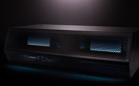 Mars Air Systems STD272-2UD-OB-UVP 72" Standard 2 Clean Air Series Unheated Air Curtain with UV Protection, 208/230 Volt