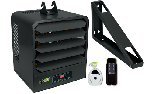 King KB2412-1-ECO2S-PLUS-FB 12.5kW 2-Stage Electric Garage Heater with ...