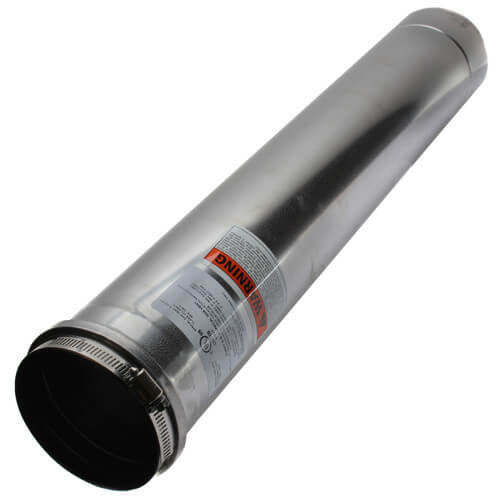 Z Flex 2SVEPWCF0402 4 Round 24 Vent Pipe For Horizontal Venting   2svepwcf0402 3  50287.1606242341.500.750 