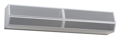 Mars Air Systems High Velocity (HV2) Heated Air Curtain - 96" - 230 Volt - 3-Phase - Titanium Silver