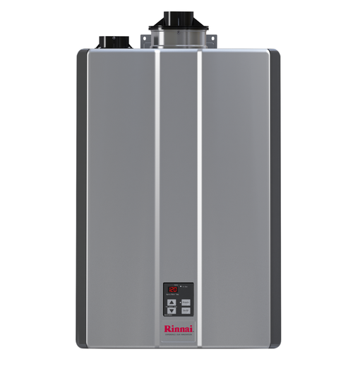 Rinnai RSC199i 9.8 GPM Sensei+ with Smart-Circ Condensing Tankless Hot Water Heater with Built-In Re-Circulation for Indoor Installation
