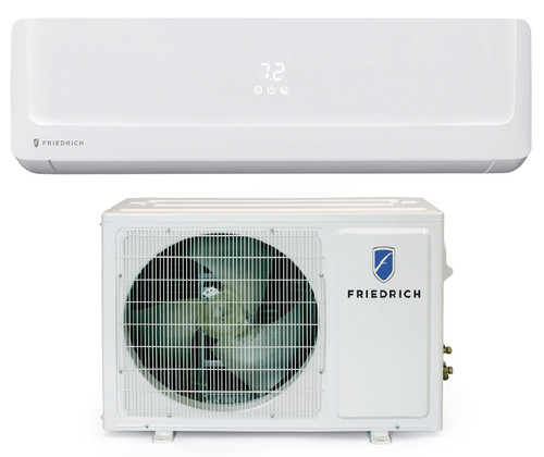 Friedrich FPHW123B 12000 BTU, 23.0 SEER2 Floating Air Pro Series Single Zone Mini Split with Built-In WiFi - Heat and Cool - R454B Refrigerant