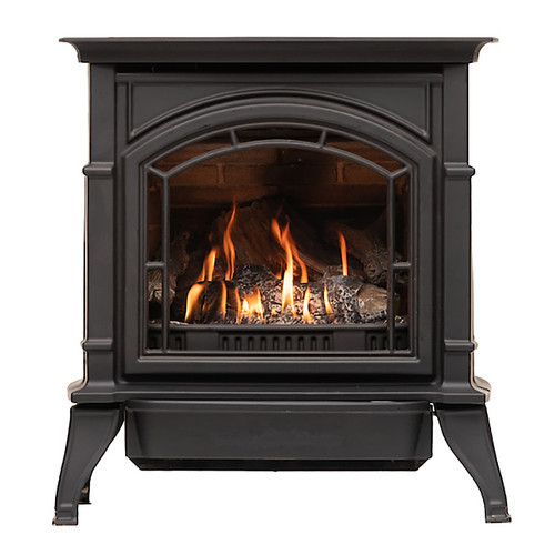 Everwarm EWVFS32 Vent Free Gas Stove with On/Off Millivolt Control and Log Set