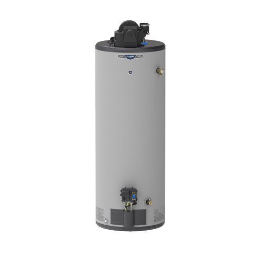 GE GP50T08AYV 50 Gallon, RealMAX Choice Tall Power Vent Water Heater - Low-NOX - Liquid Propane - 8 Year Warranty