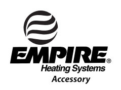 Empire 45352 Convertible Valve Kit for High Efficiency Direct Vent