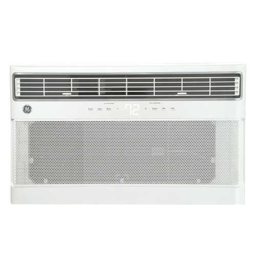 GE AJEQ12DCXWA 12000 BTU Class Through-the-Wall Variable Speed (6100-12400 BTUs) Room Air Conditioner with Electric Heat - Built-In WiFi - 208/230V - R32