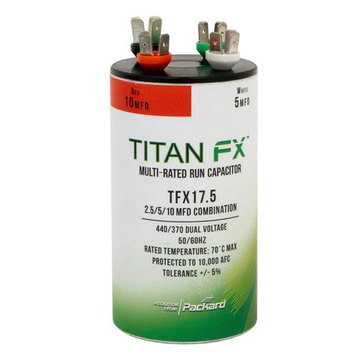 Packard TFX17.5 Multi Capacitor 17.5 Total mFd (2.5/5/10 mFd
