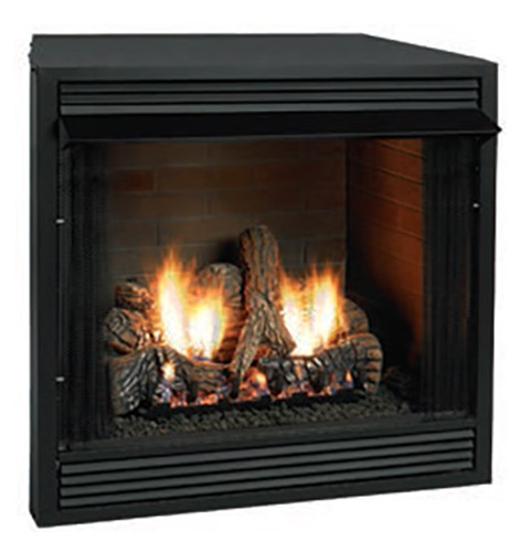 White Mountain Hearth VFD32FB0L Deluxe 32" Breckenridge Vent-Free Firebox with Louvered Face