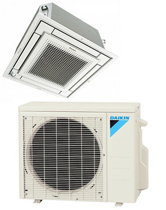 Daikin Ffq09q2vju Rx09rmvju 9000 Btu Vista Series Ceiling Cassette Heat Pump System