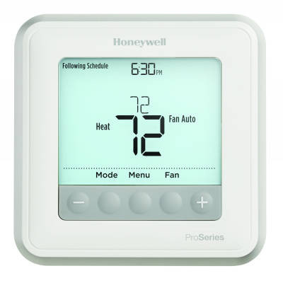 thermostat honeywell t6 pro series programmable heat