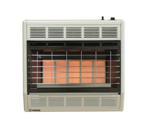 Empire Comfort Systems SR-30TW Vent Free 30000 BTU Infrared/Radiant Gas Heater with Thermostat Control