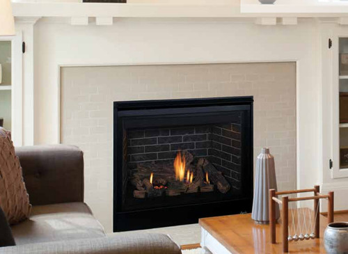 Superior DRT3535DEP-C 35" Top/Rear Vent Pro Series Direct Vent Fireplace with Blower and Remote - Liquid Propane