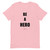BE A HERO - Black Letters - Adult Unisex T-Shirts ***** FREE SHIPPING!!!