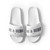 BE A HERO - Gray Letters - Women's Slides ***** FREE SHIPPING!!!