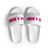 BE A HERO - Purple Letters - Women's Slides ***** FREE SHIPPING!!!