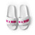 BE A HERO - Purple Letters - Women's Slides ***** FREE SHIPPING!!!