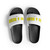 BE A HERO - Yellow Letters - Women's Slides ***** FREE SHIPPING!!!