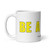BE A HERO - Yellow/White (Wrap) - Glossy Mug ***** FREE SHIPPING!!!