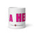 BE A HERO - Purple/White (Wrap) - Glossy Mug ***** FREE SHIPPING!!!