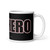 BE A HERO - Black/Black (Wrap) - Glossy Mug ***** FREE SHIPPING!!!