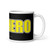 BE A HERO - Yellow/Black (Wrap) - Glossy Mug ***** FREE SHIPPING!!!