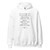 "No One Great..." - Black Letters - Adult Unisex Hoodie ***** FREE SHIPPING!!!