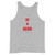 BE A HERO - Men's Tank Top - Red Letters ***** FREE SHIPPING!!!