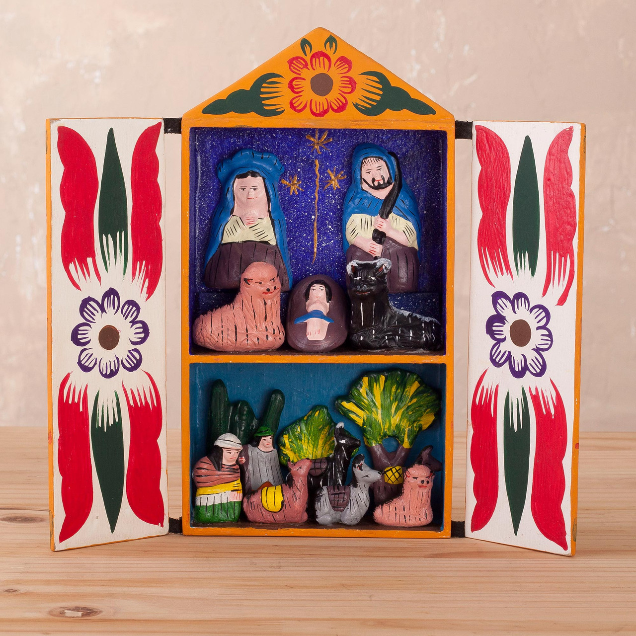 Nativity Arts and Crafts Box. Christmas Art Box for Kids.