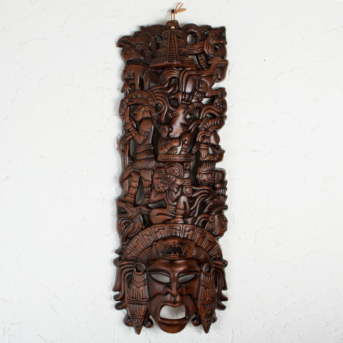 Pre-Hispanic Ceramic Wall Mask from Mexico 'Pre-Hispanic History'