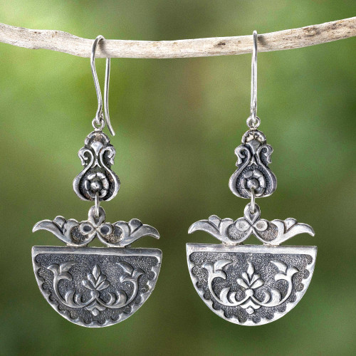 Sterling Silver Dangle Earrings Handmade in Armenia 'Ancient Beauty'