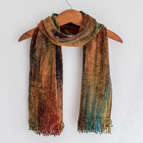 Fair Trade Cotton Blend Cotton Blend Scarf 'Summer Dreamer'