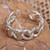 Cable Chain-Shaped Sterling Silver Ear Cuff from Armenia 'United Elegance'