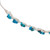 Handcrafted Adjustable Apatite Beaded Necklace from Armenia 'Creative Aura'