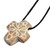 Floral Yellow Stone Cross Pendant Necklace from Armenia 'My Heritage'