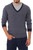 Men's alpaca blend sweater 'Informal Gray'