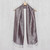 Two-tone Floral Pattern Hand Woven Scarf from Thailand 'Grey Purple Bouquet'