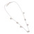 Butterfly-Themed Sterling Silver Station Charm Necklace 'Butterfly Desire'