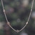 Classic Floral Sterling Silver Station Necklace from India 'Stars  Blooms'