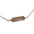 Minimalist-Inspired Smoky Quartz Pendant Bracelet from India 'Trendy Smoky'
