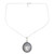 Rainbow Moonstone 925 Silver Pendant Necklace 'Iridescent Charm'