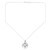 Cultured Pearl Sterling Silver Celtic Star Pendant Necklace 'Pure Elegance'