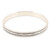 Traditional Sterling Silver Bangle Bracelet Crafted in India 'Glorious Grace'