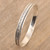 Traditional Sterling Silver Bangle Bracelet Crafted in India 'Glorious Grace'