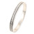 Traditional Sterling Silver Bangle Bracelet Crafted in India 'Glorious Grace'