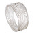 Artisan Crafted 950 Silver Filigree Band Ring from Peru 'Three Waves'